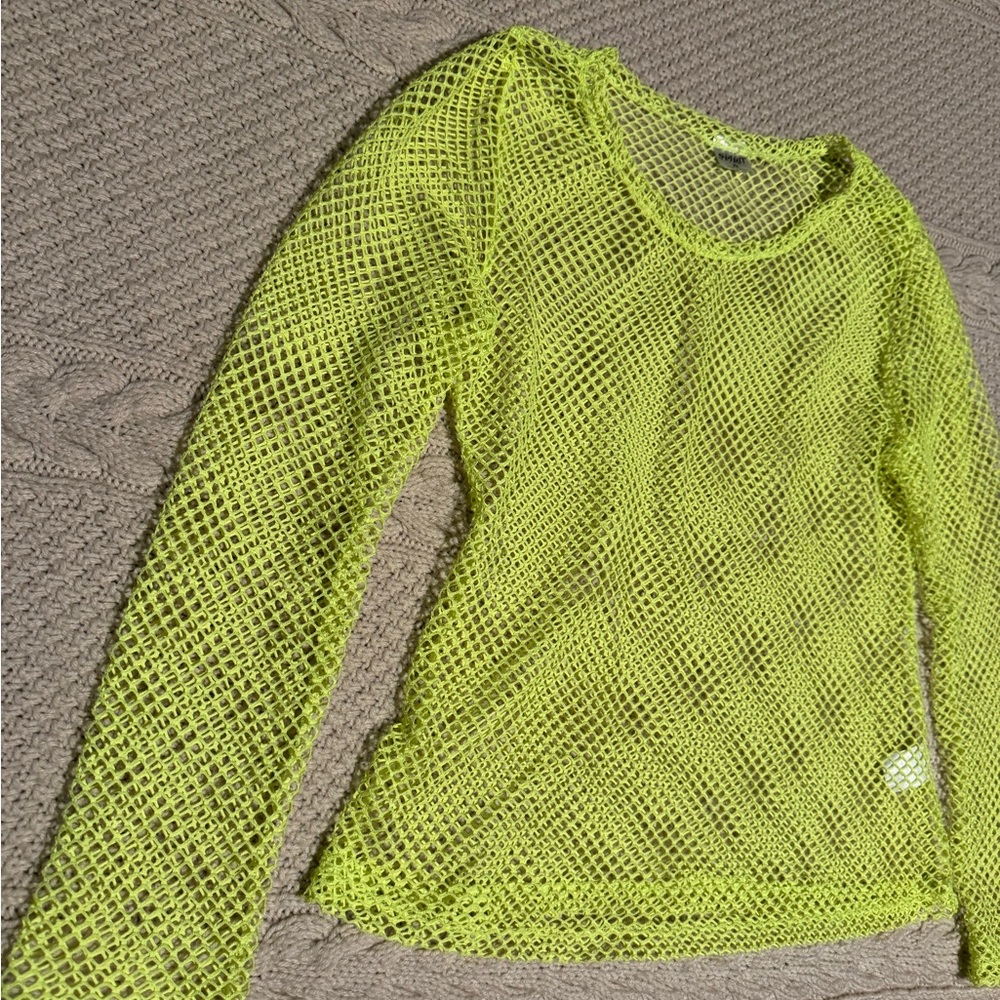 Spirit Bright Yellow Mesh Top